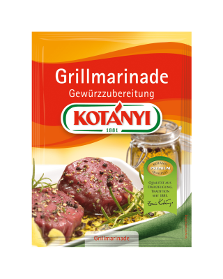 Kotányi Grillmarinade Gewürzzubereitung im Brief