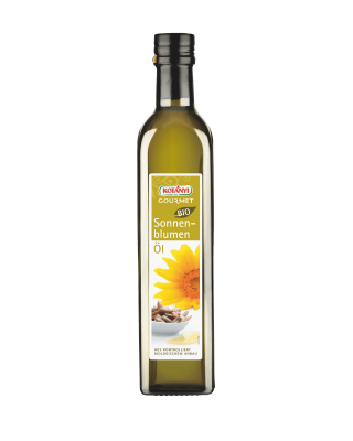 Kotányi Gourmet Bio Sonnenblumenöl in der 500ml Flasche