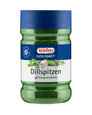 Kotányi Gourmet Dillspitzen gefriergetrocknet in der 1200ccm Dose