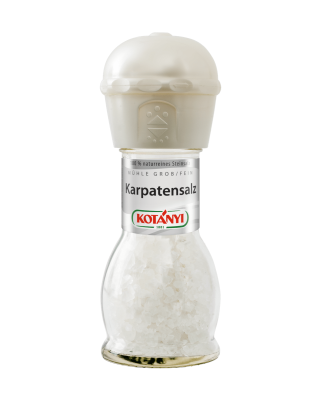 Kotányi Karpatensalz in der Mühle