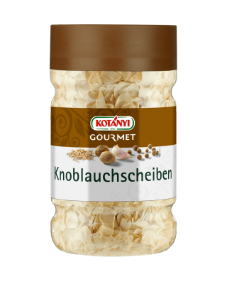 Kotányi Gourmet Knoblauchscheiben in der 1200ccm Dose