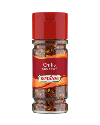 Kotányi Chilis extra scharf im 225ml Glas