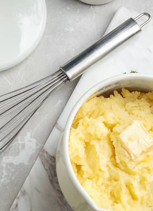 Kartoffelpuree in einer Schüssel