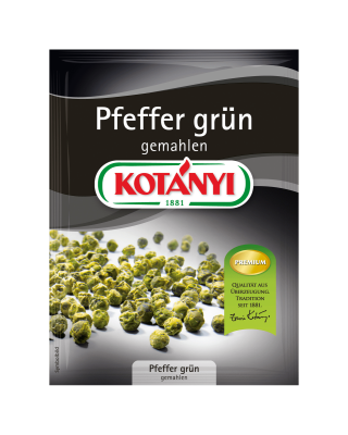 Kotányi Pfeffer grün gemahlen im Brief