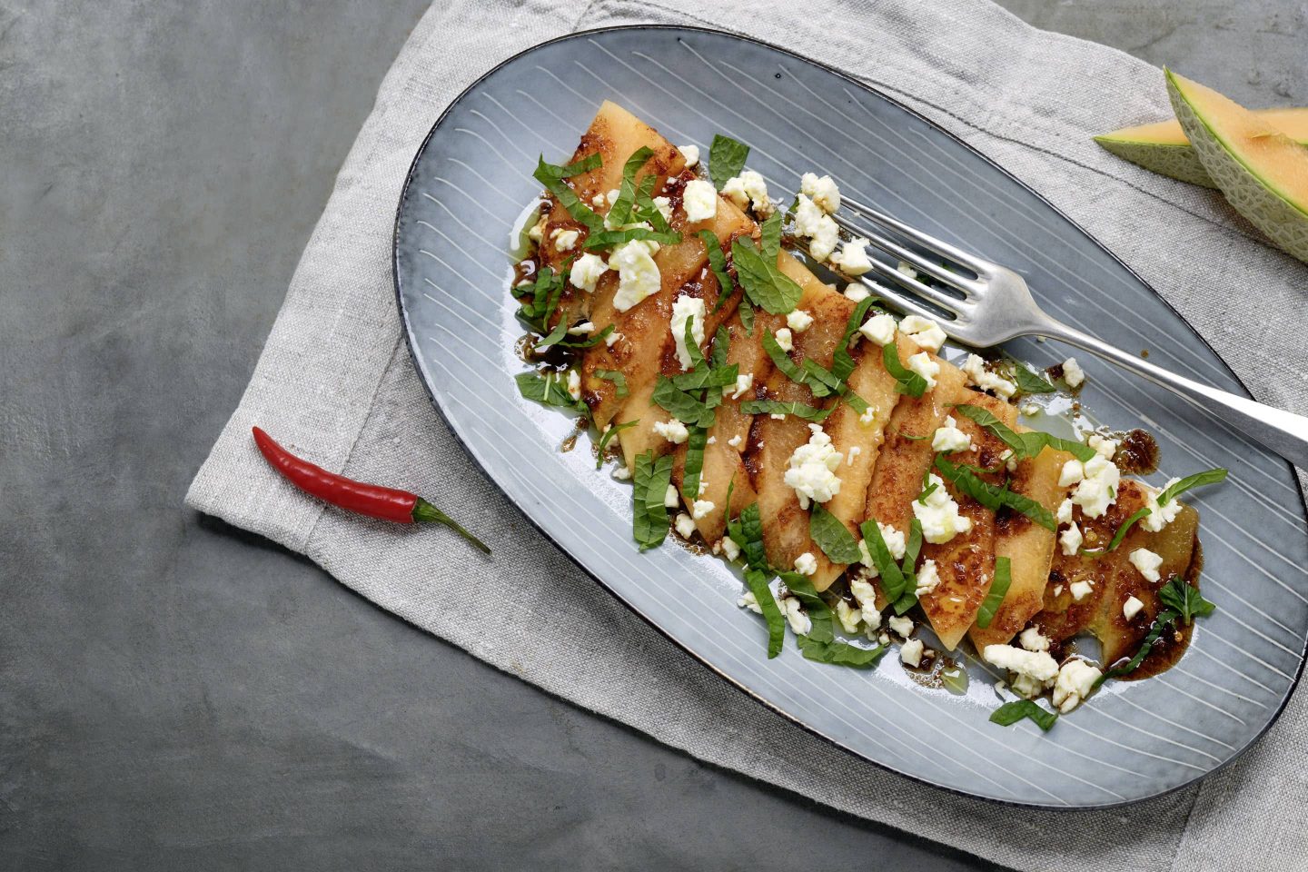 Gegrillter Melonensalat mit VEGGY Hot+Sweet Kotányi