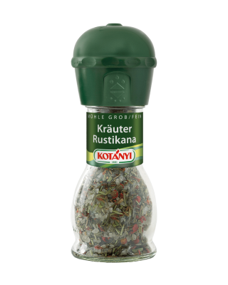 Kotányi Kräuter Rustikana in der Mühle