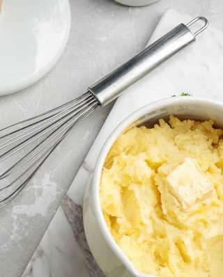 Kartoffelpuree in einer Schüssel