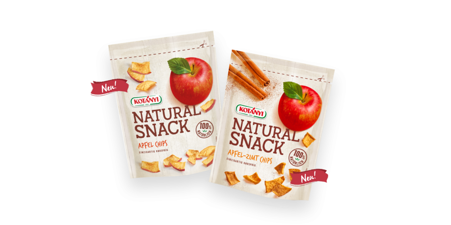 2 Natural Snack Standbeutel