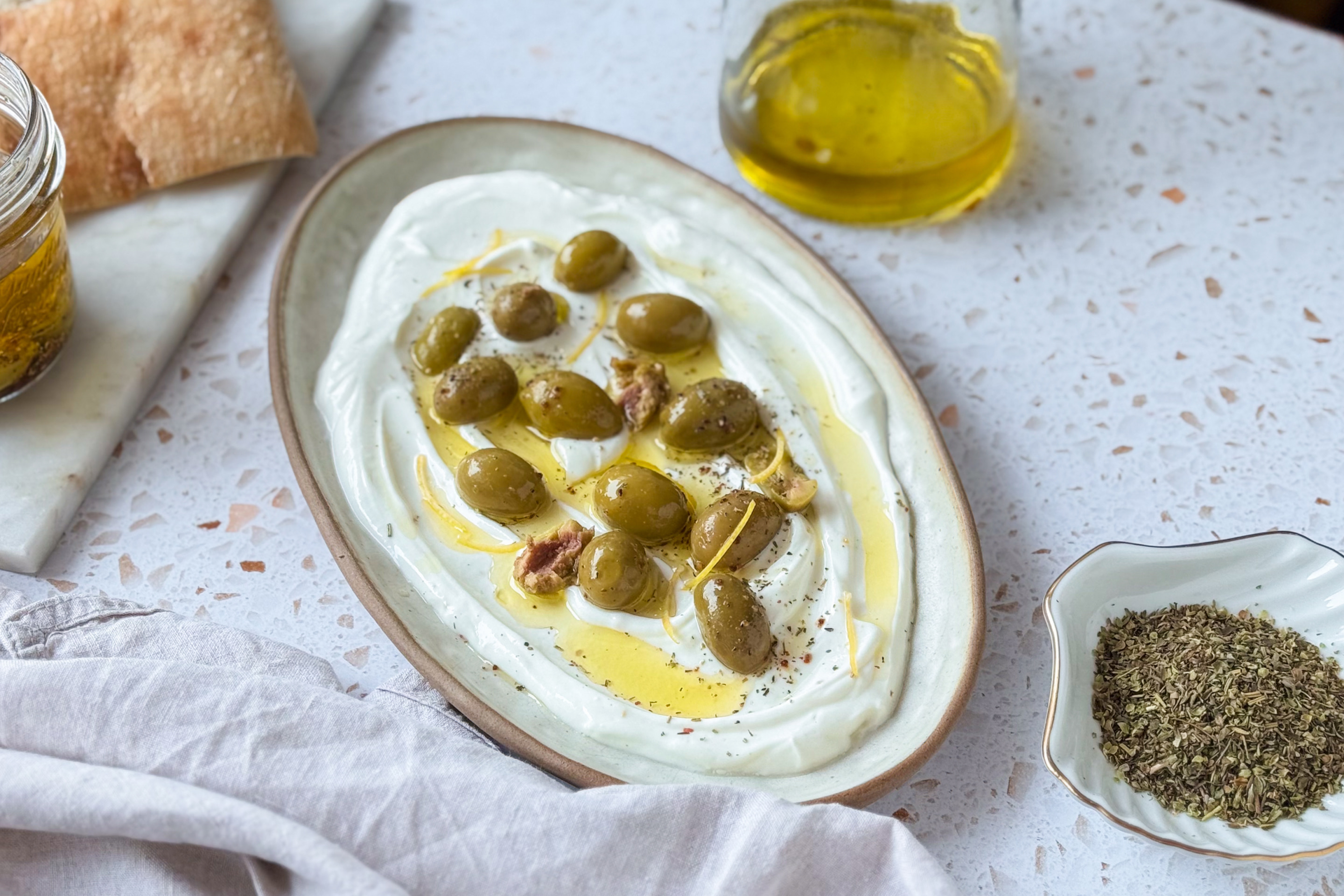 Marinated Olives Compressed